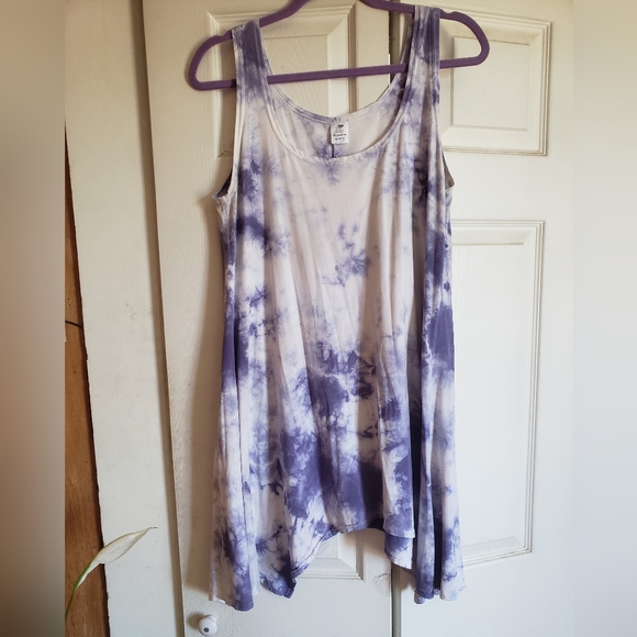 Magdalena Tie Dye Cotton Sleeveless Tunic M - Picture 1 of 4